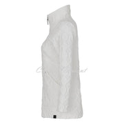 Dolcezza Textured Jacket - Style 73208 (Off-white)
