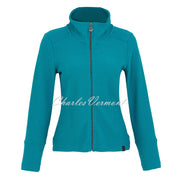 Dolcezza Textured Jacket - Style 73213 (Teal)