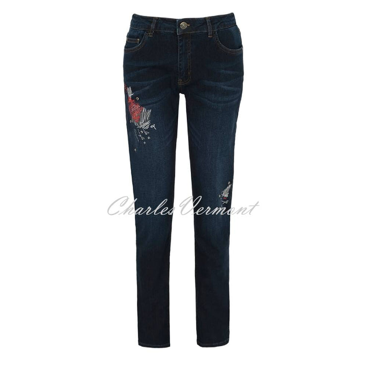 Dolcezza Hand Painted Denim Jean - Style 73402