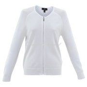 Marble Zip Cardigan - Style 7354-102 (White)