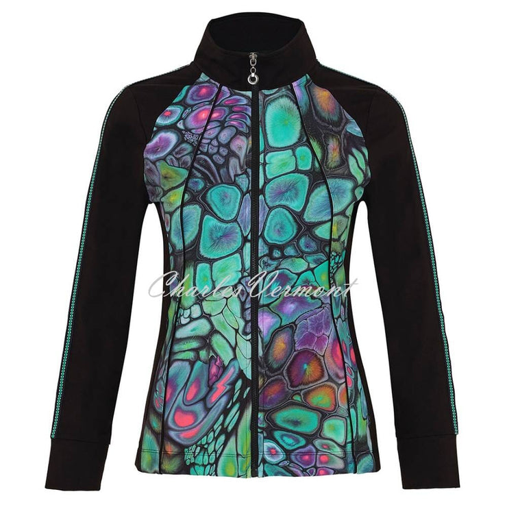 Dolcezza 'Fantasy' Print Zip Jacket - Style 73664