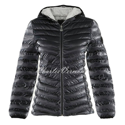 Dolcezza Lightly Quilted Jacket - Style 73862 (Steel)
