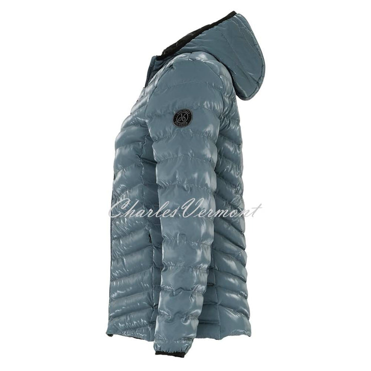 Dolcezza Lightly Quilted Jacket - Style 73862 (Teal Blue)