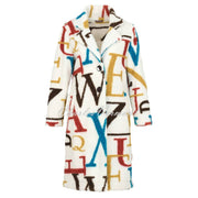 Dolcezza Sherpa 'Alphabet' Print Coat - Style 73880