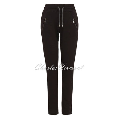 Dolcezza 'Black With A Twist' Trouser - Style 74173