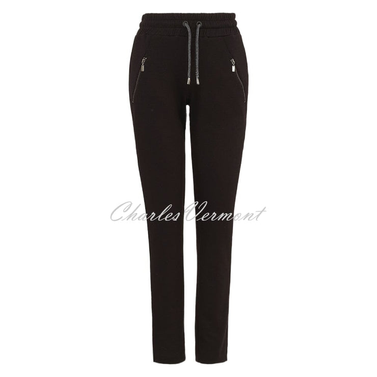 Dolcezza 'Black With A Twist' Trouser - Style 74173