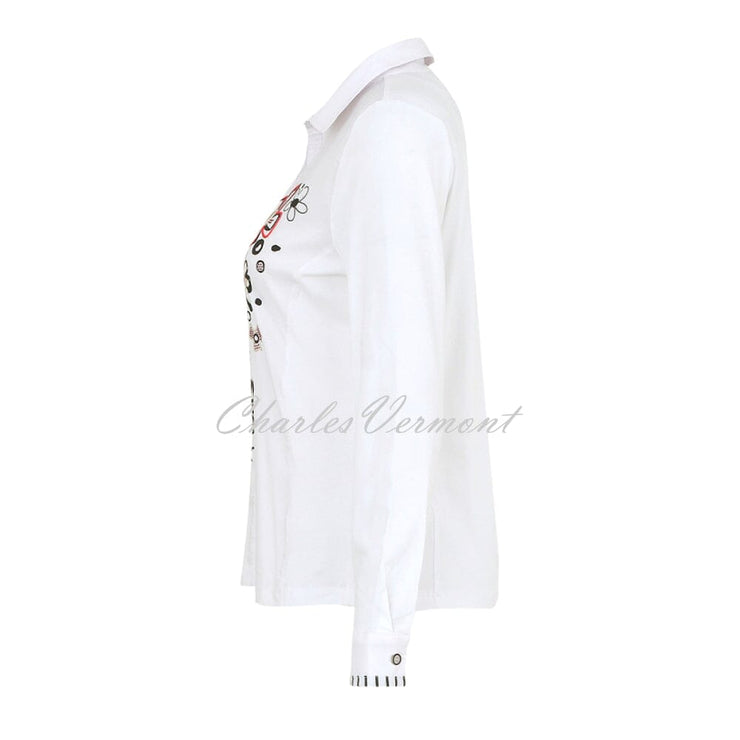 Dolcezza 'Pour Toi Minnie De Mickey' Blouse With Rhinestone Detail - Style 74653