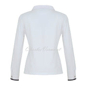 Dolcezza 'Flora' Blouse With Rhinestone Detail - Style 74703