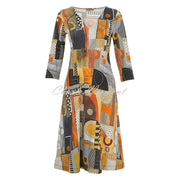 Dolcezza 'Life Is A Rollercoaster' V-Neck Dress - Style 74715