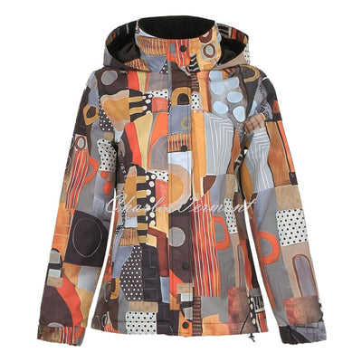 Dolcezza 'Life is a Rollercoaster' Jacket With Ultra Thin Fleece Lining - Style 74856