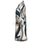 Dolcezza 'The Feel Of Cashmere' Abstract Print Coat - Style 74890
