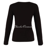 Dolcezza 'Out On The Town' Top With Diamante Lady Motif - Style 75100