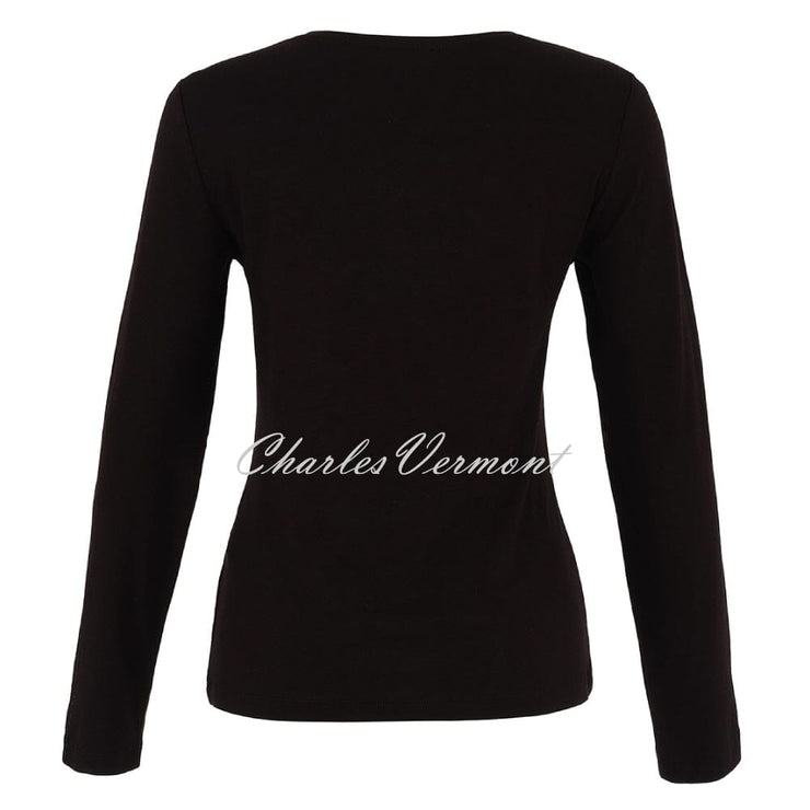 Dolcezza 'Out On The Town' Top With Diamante Lady Motif - Style 75100