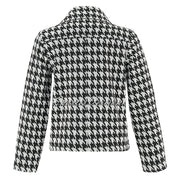Dolcezza 'Out On The Town' Houndstooth Zip Jacket - Style 75101