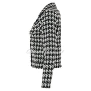 Dolcezza 'Out On The Town' Houndstooth Button Jacket - Style 75102