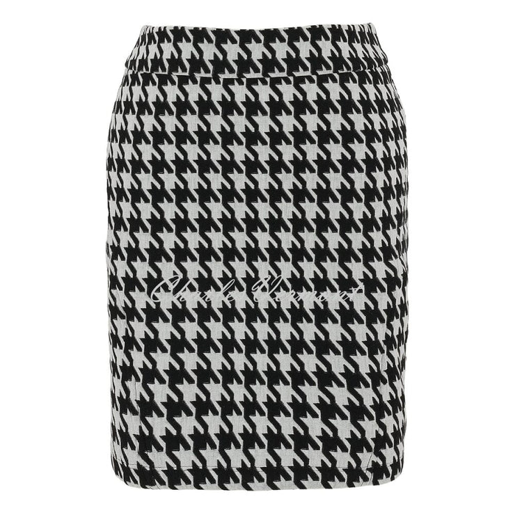 Dolcezza 'Out On The Town' Houndstooth Skirt - Style 75104
