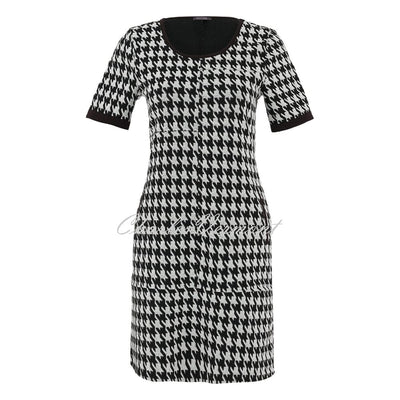 Dolcezza 'Out On The Town' Houndstooth A-Line Dress - Style 75106
