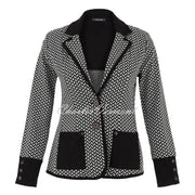 Dolcezza 'Bold & Black' Blazer Jacket - Style 75113