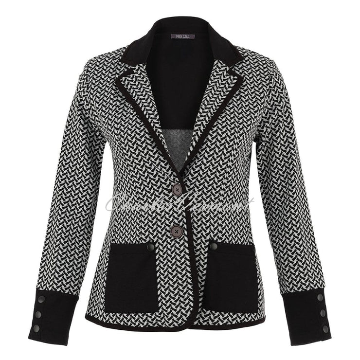 Dolcezza 'Bold & Black' Blazer Jacket - Style 75113