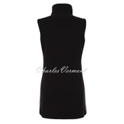 Dolcezza 'Bold & Black' Longline Gilet - Style 75118