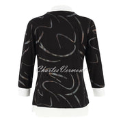 Dolcezza 'Dancing In The Dark' 2-In-1 Sweater With Shirt Insert - Style 75122