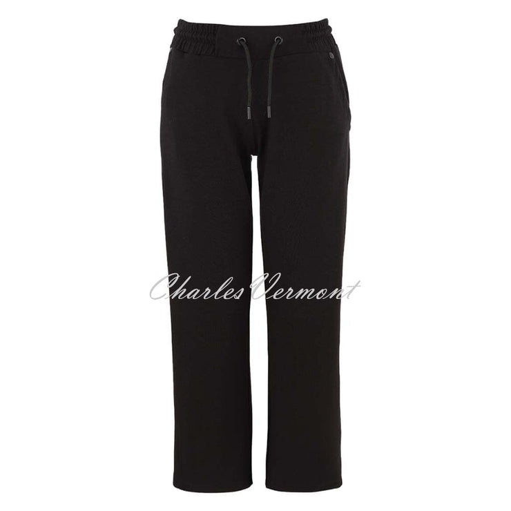 Dolcezza 'Sporty Chic' Smart Jogger Trouser - Style 75176 (Black)