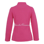 Dolcezza 'Bouquet of Roses' Zip Jacket - Style 75202 (Magenta)