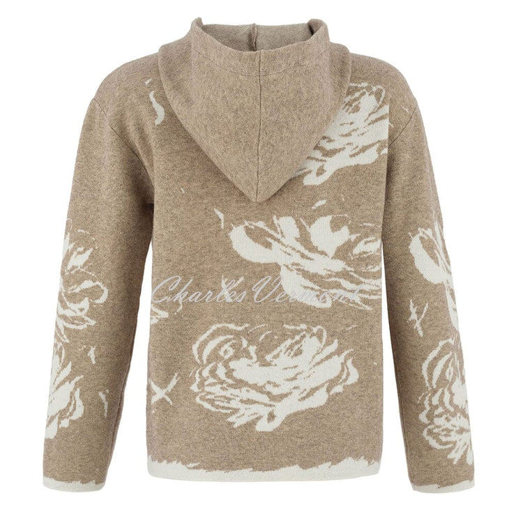 Dolcezza Hooded Knit Zip Jacket - Style 75300