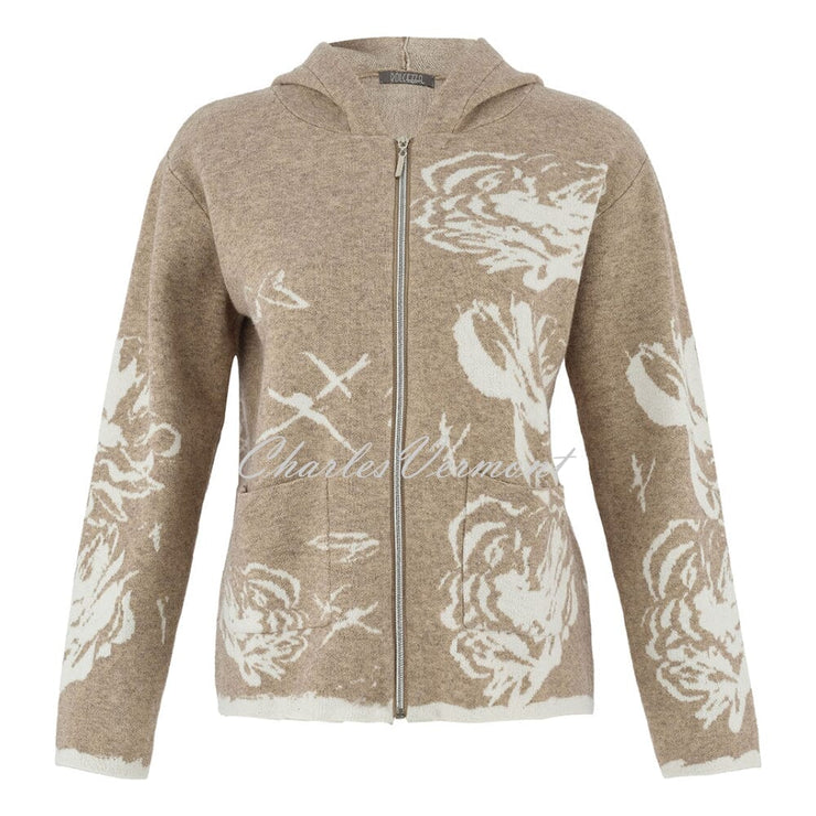 Dolcezza Hooded Knit Zip Jacket - Style 75300