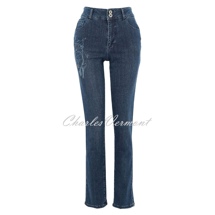 Dolcezza 'Baisti' Jean With Rhinestone Detailing - Style 75402