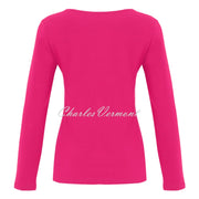 Dolcezza V-Neck Top - Style 75502 (Magenta)