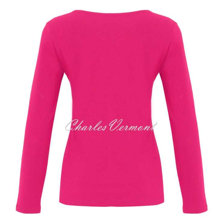 Dolcezza V-Neck Top - Style 75502 (Magenta)