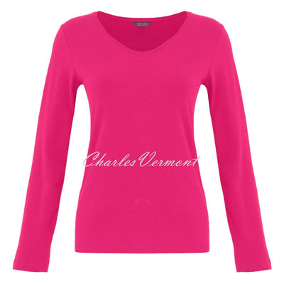 Dolcezza V-Neck Top - Style 75502 (Magenta)