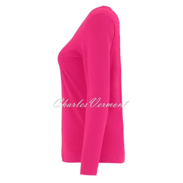 Dolcezza V-Neck Top - Style 75502 (Magenta)
