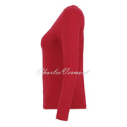 Dolcezza V-Neck Top - Style 75502 (Red)