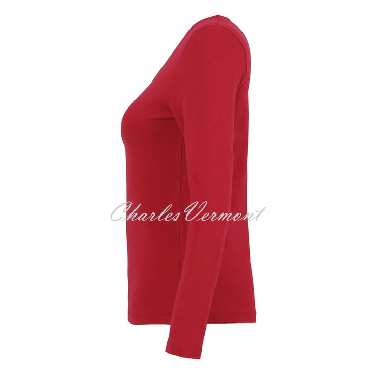 Dolcezza V-Neck Top - Style 75502 (Red)