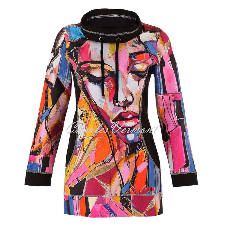 Dolcezza 'Baisti' Cowl Neck Tunic Top - Style 75624