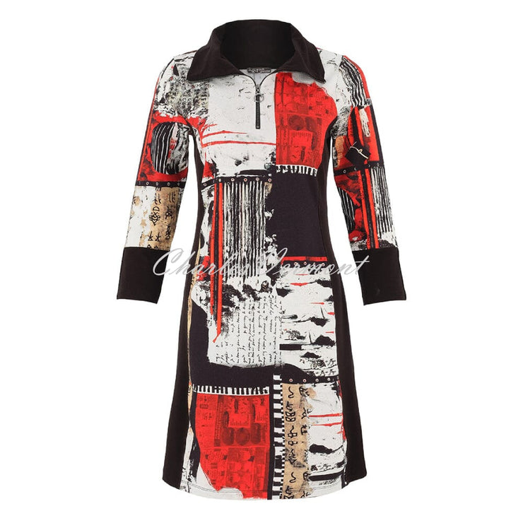 Dolcezza 'Bookworm' Dress With Zip Neckline - Style 75644