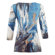 Dolcezza 'The Storm' Tunic Top With Clear Rhinestone Detailing - Style 75672
