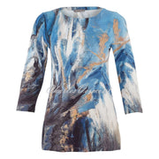 Dolcezza 'The Storm' Tunic Top With Clear Rhinestone Detailing - Style 75672