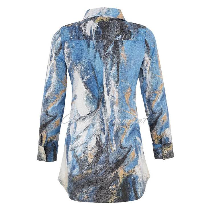 Dolcezza 'The Storm' Printed Blouse - Style 75674