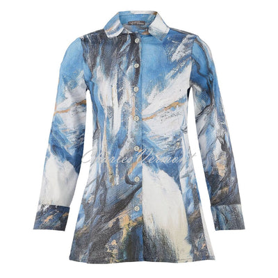 Dolcezza 'The Storm' Printed Blouse - Style 75674