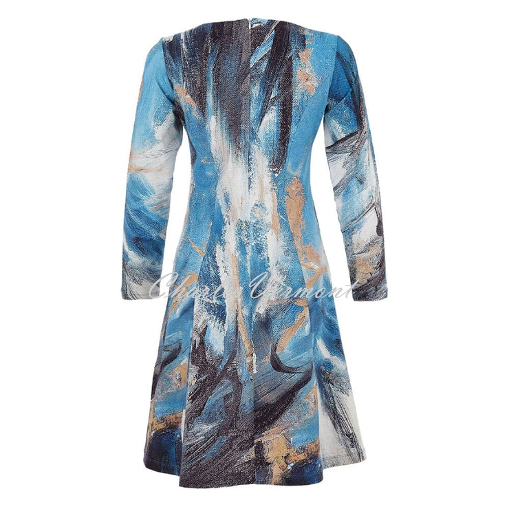 Dolcezza 'The Storm' V-Neck Dress - Style 75675