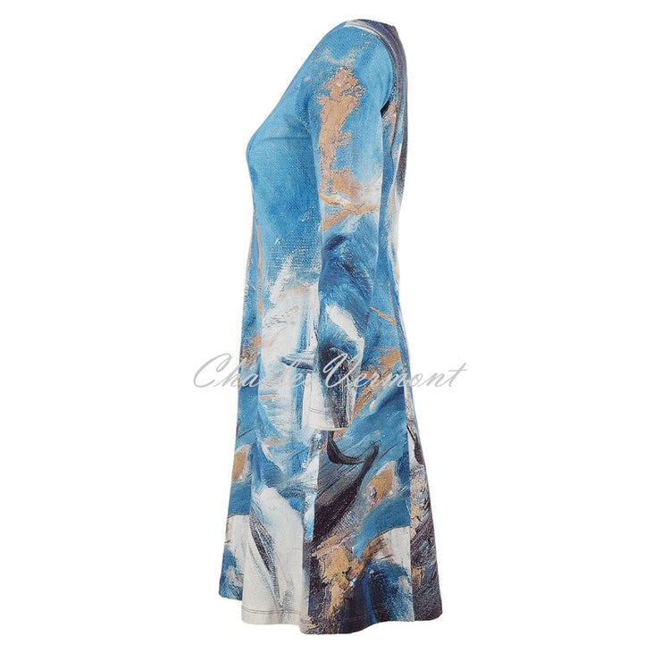 Dolcezza 'The Storm' V-Neck Dress - Style 75675
