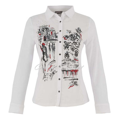 Dolcezza 'Piano Blues III' Blouse - Style 75696