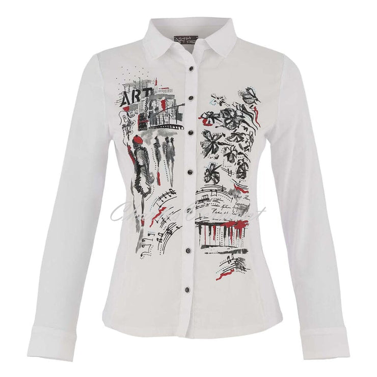 Dolcezza 'Piano Blues III' Blouse - Style 75696