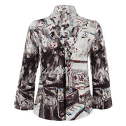 Dolcezza 'Piano Blues III' Button Jacket - Style 75699