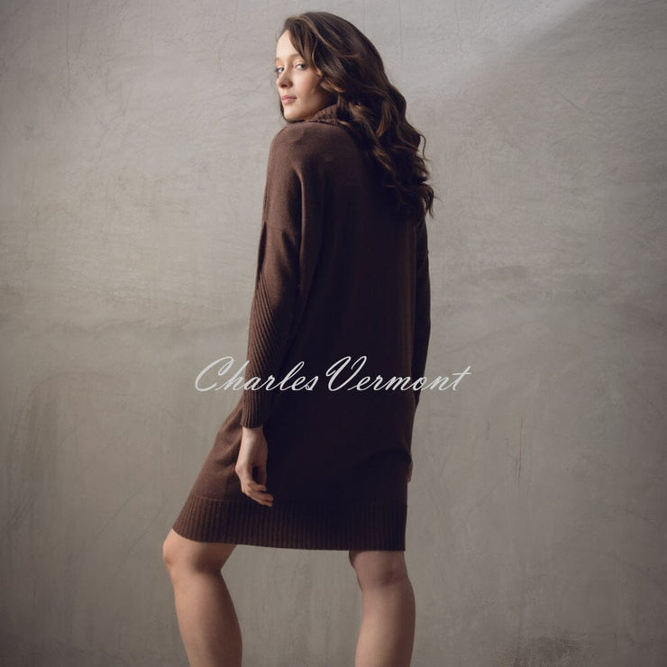 Marble Knit Dress - Style 7569-220 (Chocolate)
