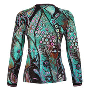 Dolcezza 'Enchanted Island' V-Neck Top - Style 75720