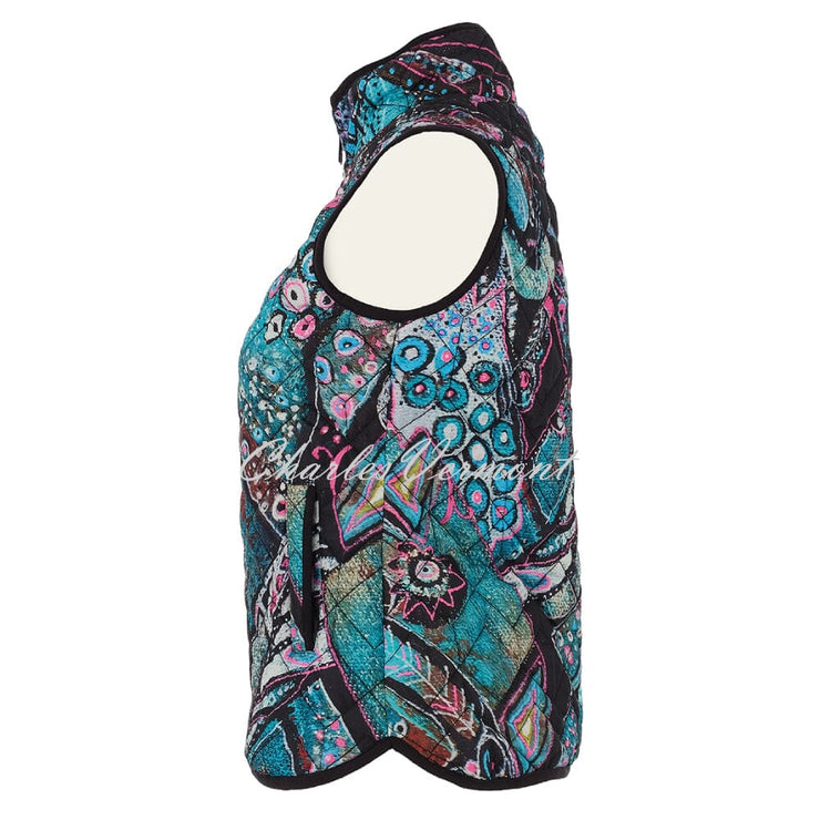 Dolcezza 'Enchanted Island' Lightweight Gilet - Style 75822